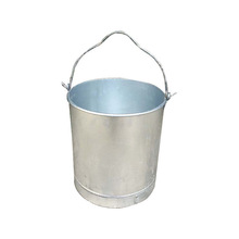 不锈钢加厚手提冰桶大号铁皮水桶储水消防救援镀锌铁水桶