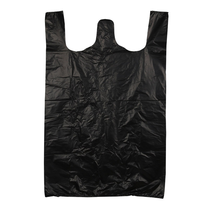 Free Shipping Large Wholesale Garbage Bags Household Storage Kitchen Thickened Medium and Large Black Handbag Vest Plastic Bags