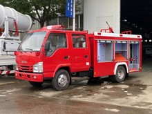 2.5吨水罐式消防车价格，东风双排水罐式消防车厂家图片，PS20炮