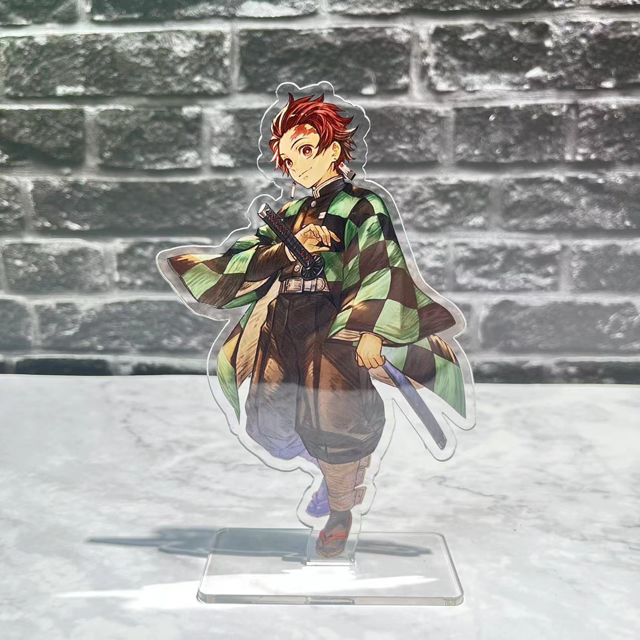 鬼灭之刃 立牌双面 炭治郎祢豆子我妻善逸周边动漫摆件亚克力手办