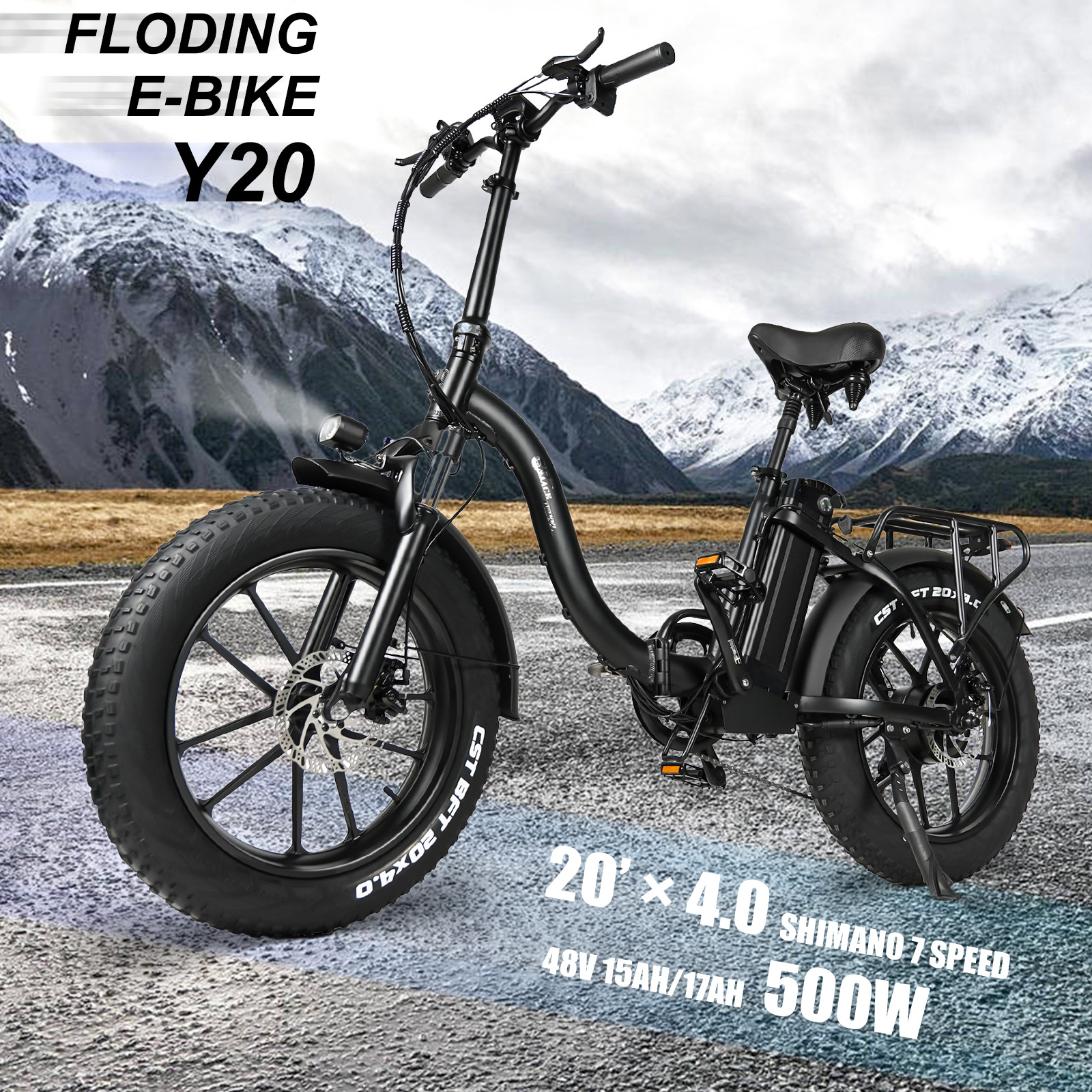 20寸锂电池电动车自行车折叠电动车厂家批发跨境爆款支持一件代发