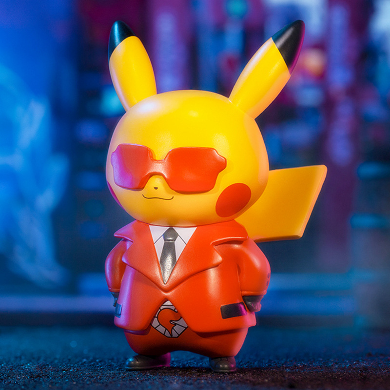 现货宝可梦联名盲盒女孩官方正品动漫周边潮玩精灵皮卡丘手办摆件