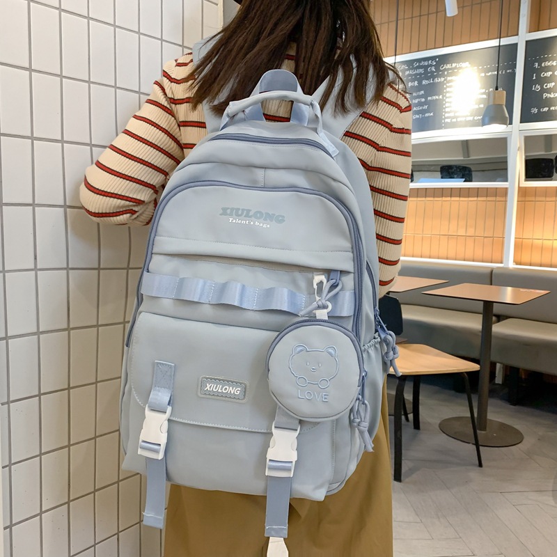 New Campus Schoolbag Female Student Fashion Girl Cute Backpack Small Fresh Junior School Backpack