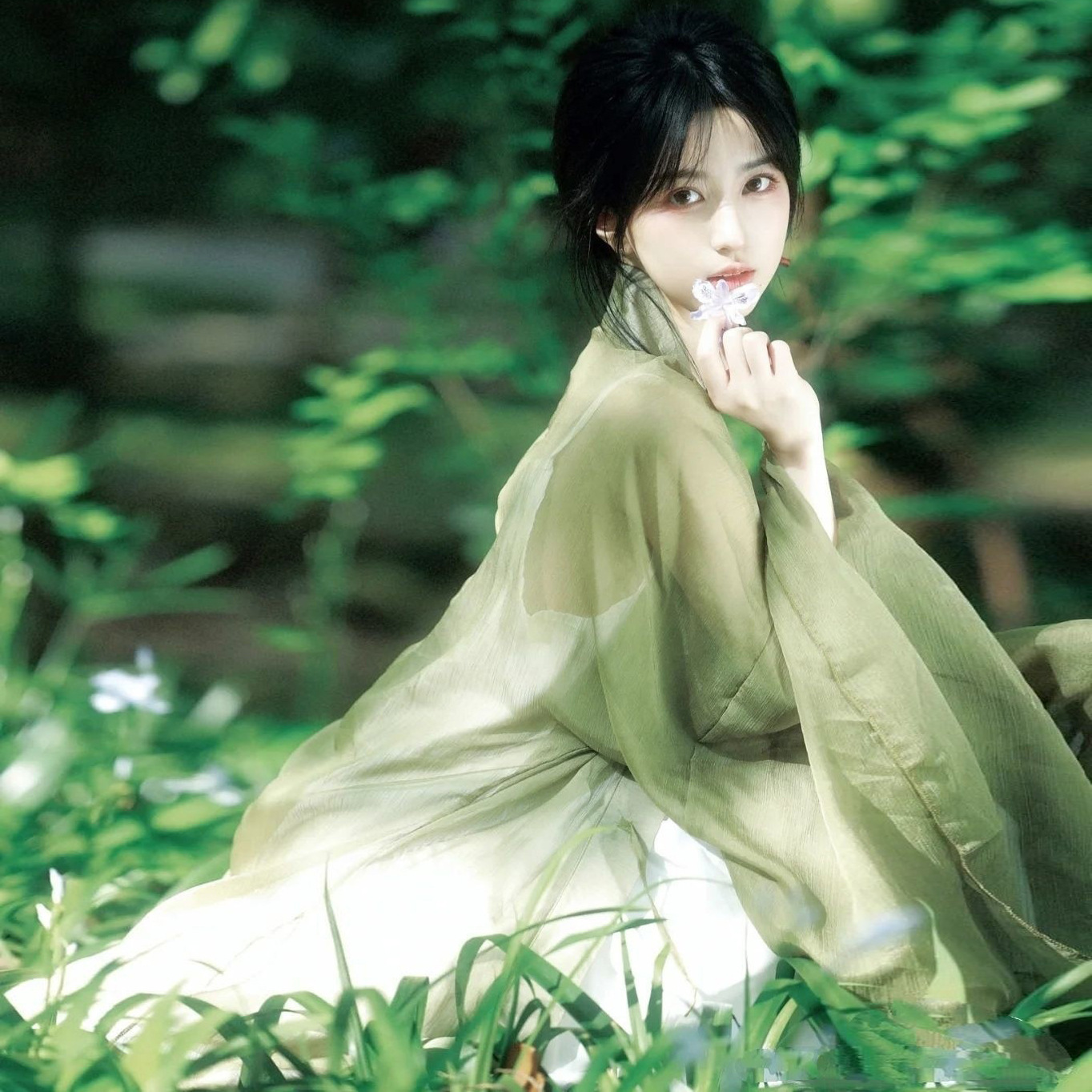 2024中国风改良汉元素连衣裙民族风日常薄纱外披夏古典汉服舞蹈服