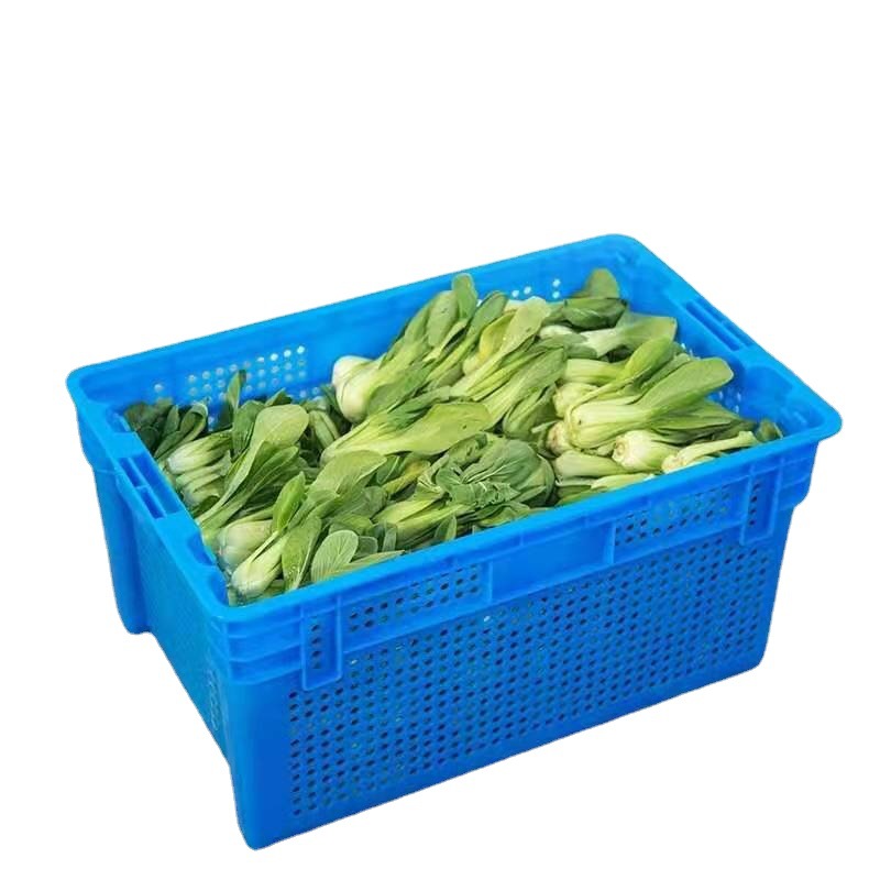 生产蔬菜基地运输塑胶萝 塑料菜萝 水果配送周转萝筐 网格周转筐