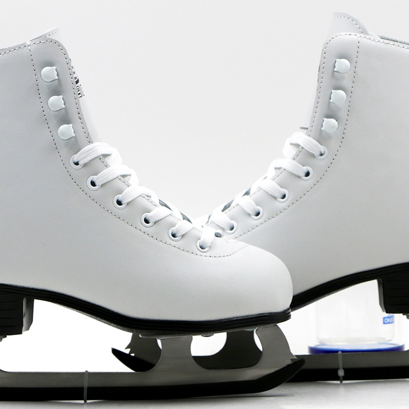 源头厂家成人牛皮滑冰鞋初学者高跟冰球鞋双人花样滑冰冰刀鞋定制