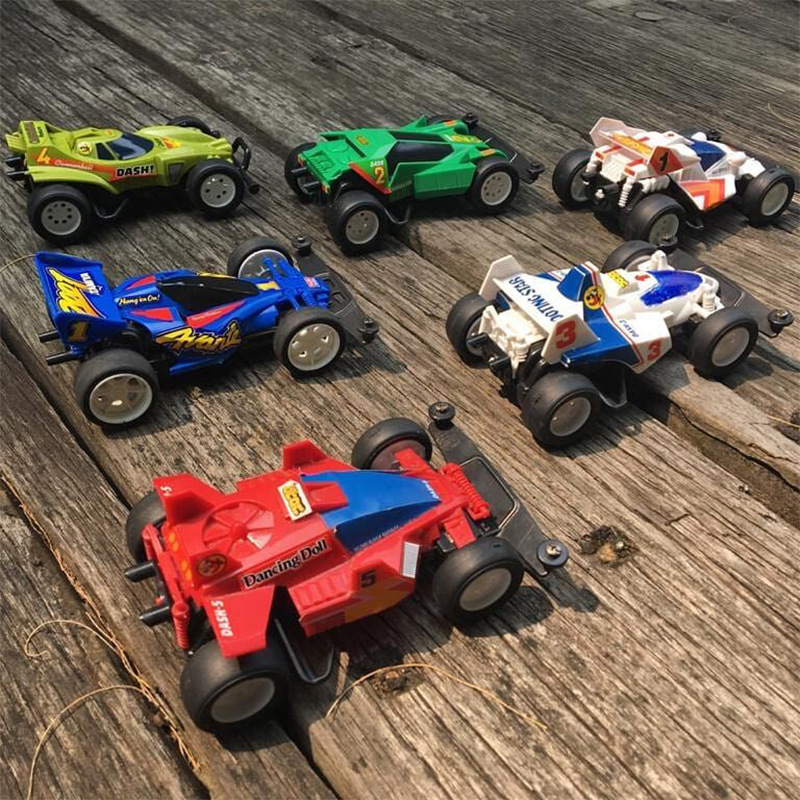 四驱小子拼装迷你赛车天皇巨星大炮特使四驱车模型竞速比赛玩具车
