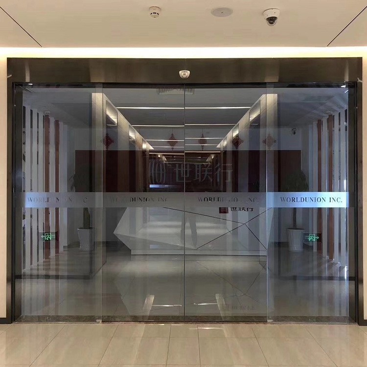 义乌厂家直销 电动门感应门 现代化全玻璃自动感应门  自动玻璃门