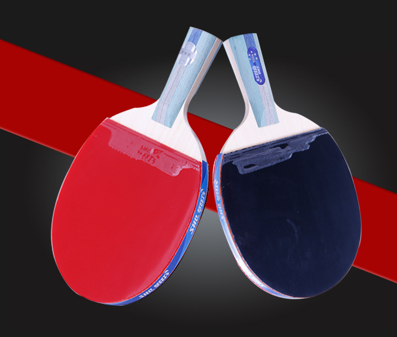 红双喜5星乒乓球拍5002横拍五星级乒乓球成品拍5006直拍乒乓球拍
