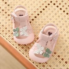 女童凉鞋2022新款防滑1岁半宝宝小孩儿童公主婴幼儿学步鞋子0-3岁
