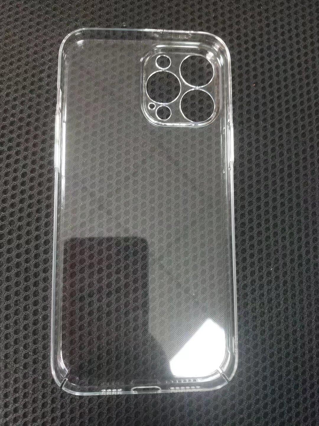 适用苹果13手机壳pc水晶透明壳iphone13精孔全包光面高透保护壳