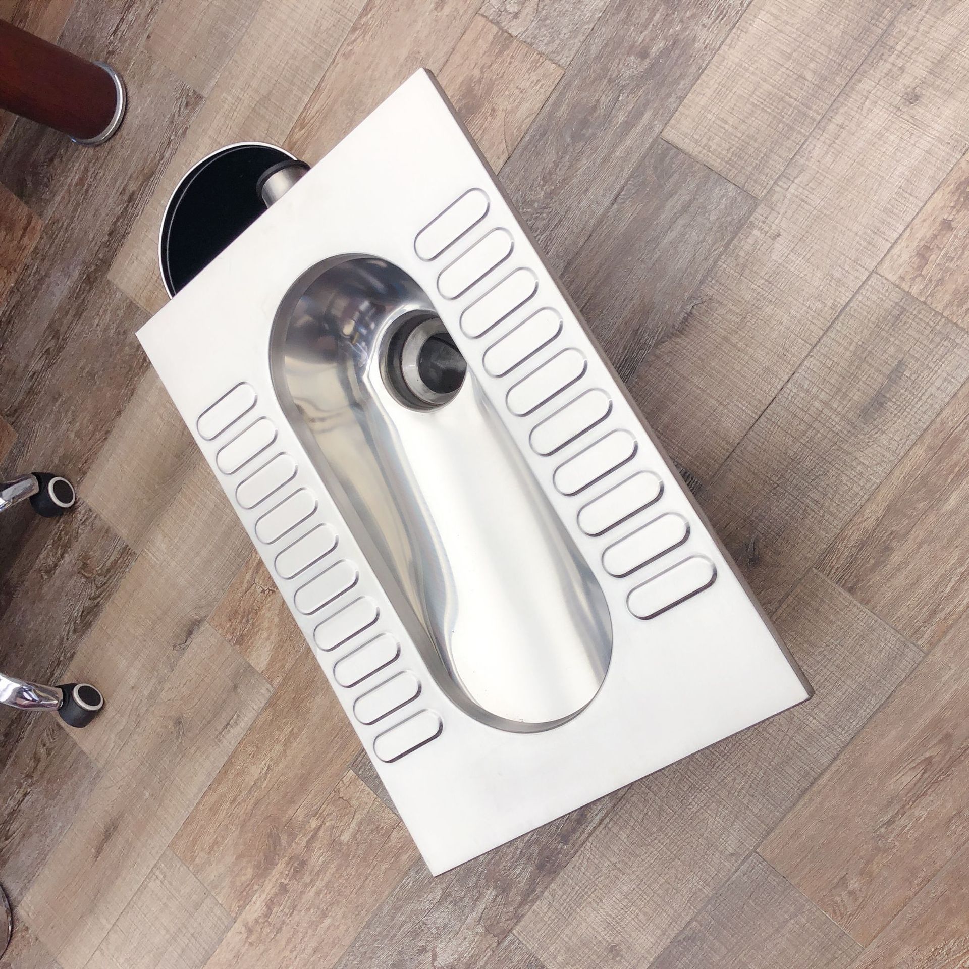 不锈钢蹲便器定制 存水弯大便器 前进水后进水公共厕所蹲坑