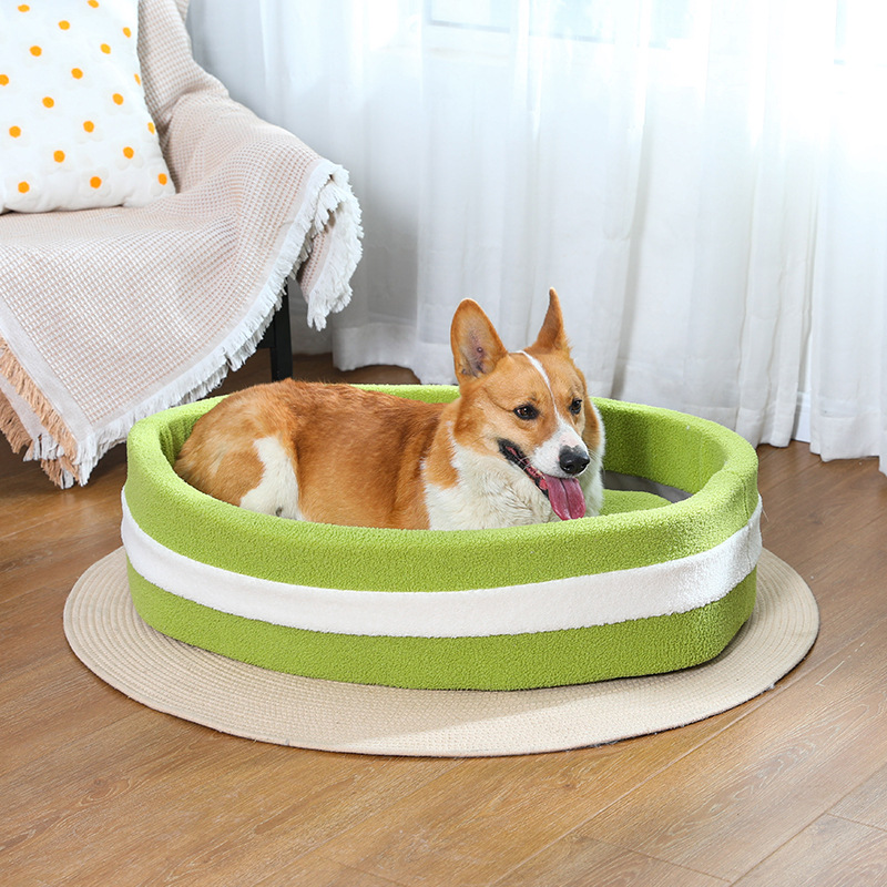 Wholesale Summer Cat Nest Four Seasons Kennel Large Pet Pad Small Non-Stick Fur Washable Free Summer Mat Pet Bed