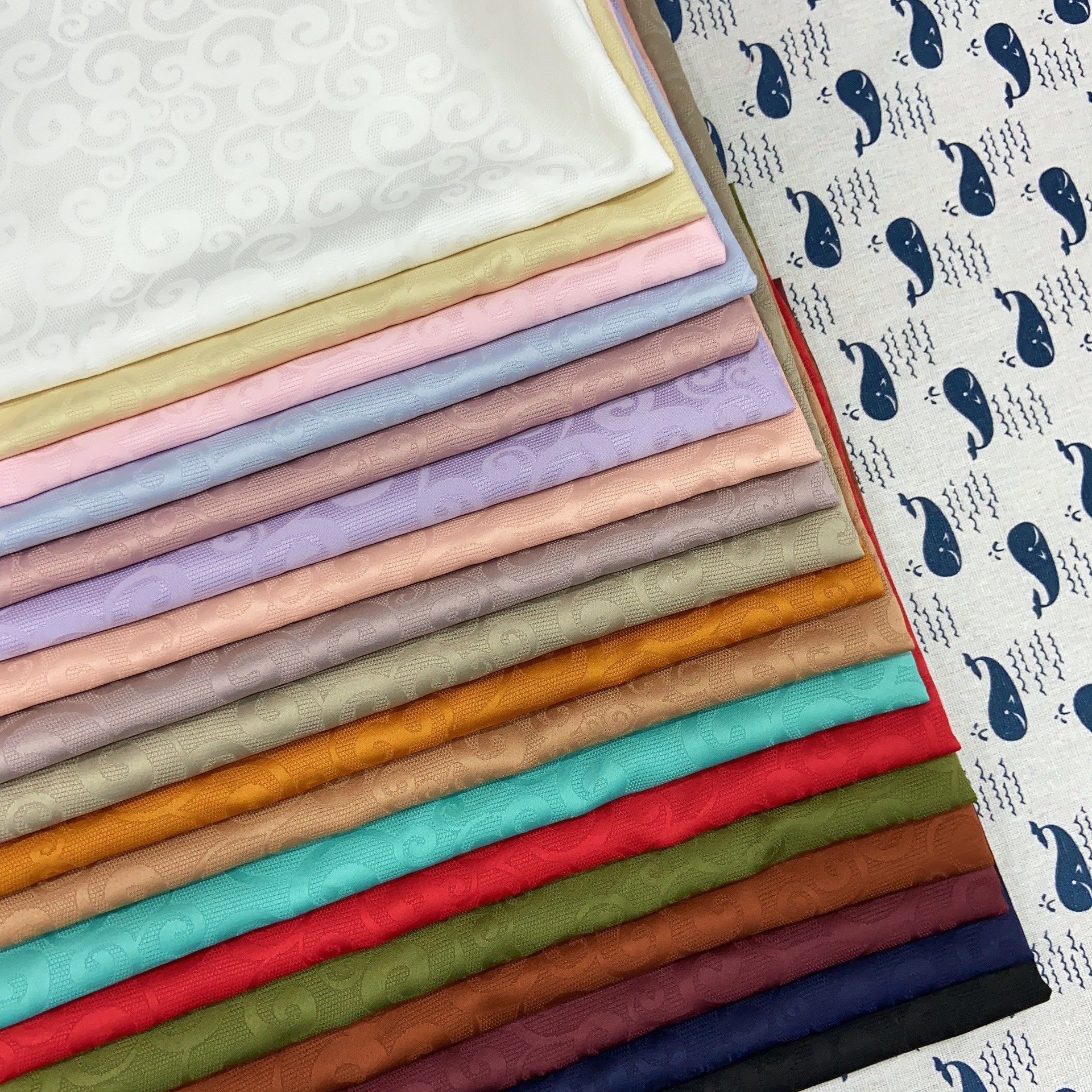 梭织娄空暗纹提花女装旗袍连衣裙洛利塔服装帽子鞋子箱包汉服面料