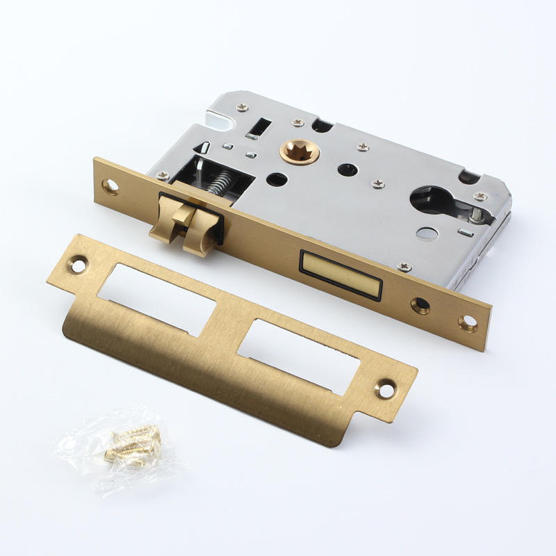 584550170mm卧室门锁配件双舌锁体锁芯锁舌家用木门老式反提换锁