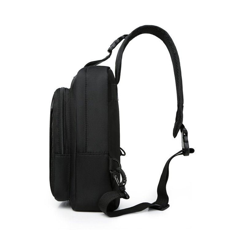 New Chest Bag Men's Messenger Bag Waterproof Shoulder Bag Men's Business Casual Multi-Functional Travel Shoulder Bag Small Shoulder Bag