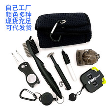 golf高尔夫球杆清洁刷果岭叉/六角清洁刀/划线器【计分器是新品】