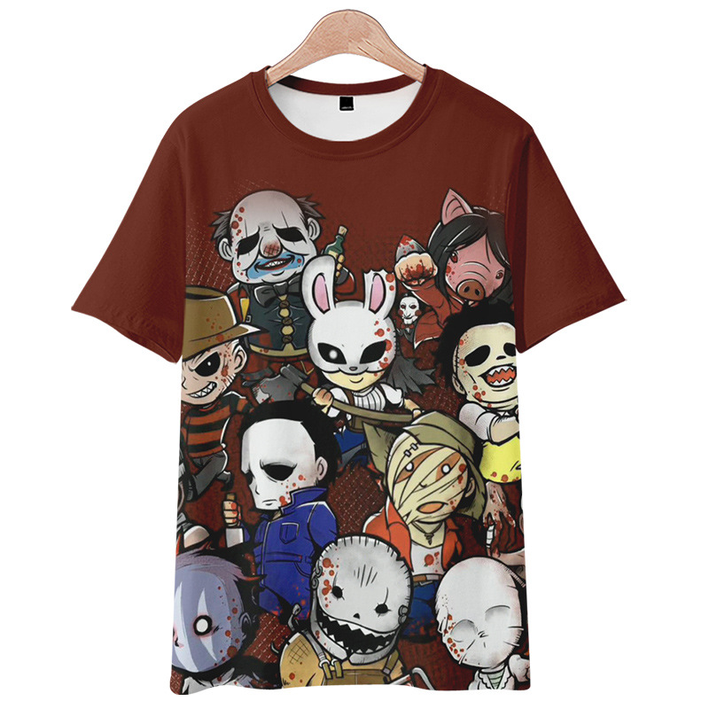 dead by daylight黎明杀机steam屠夫游戏周边短袖t恤男女休闲衣服