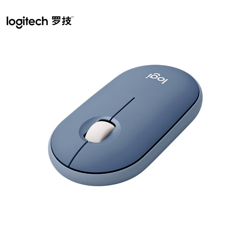 Logitech Logitech Pebble Wireless Mouse Pebble Goose Warm Stone Lightweight Mute Bluetooth Dual-Mode Mouse