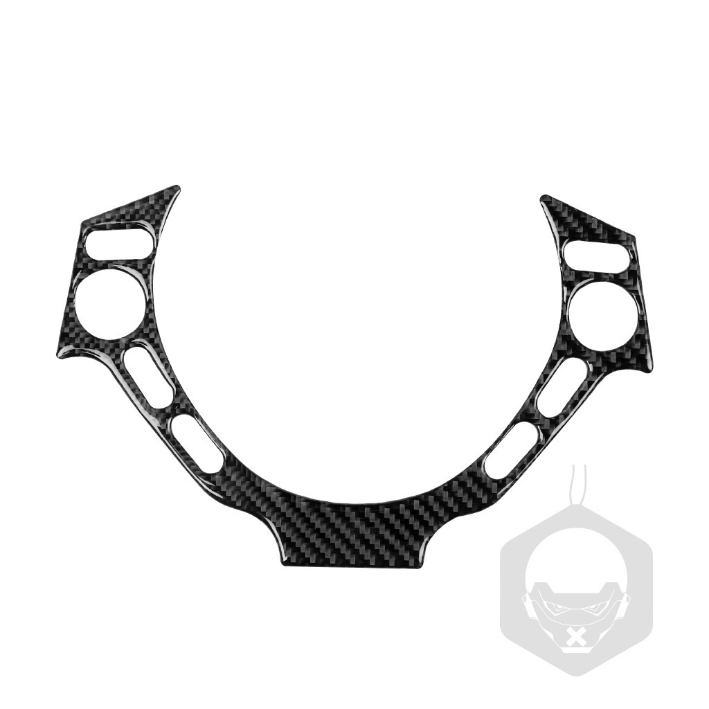 适用08-16款尼桑gtr r35碳纤维汽车方向盘按键内饰装饰改装配件