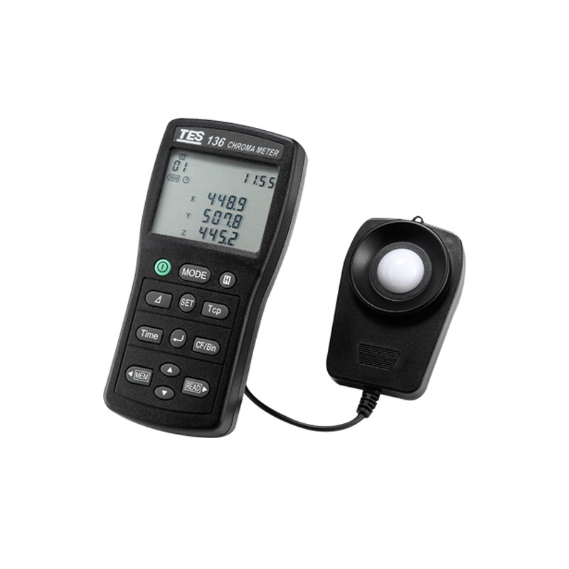 泰仕 tes-136 色温色度计