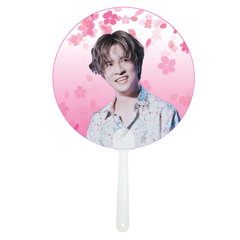 薛之谦透明扇子透扇横幅手幅应援生日礼物写真周边一件代发