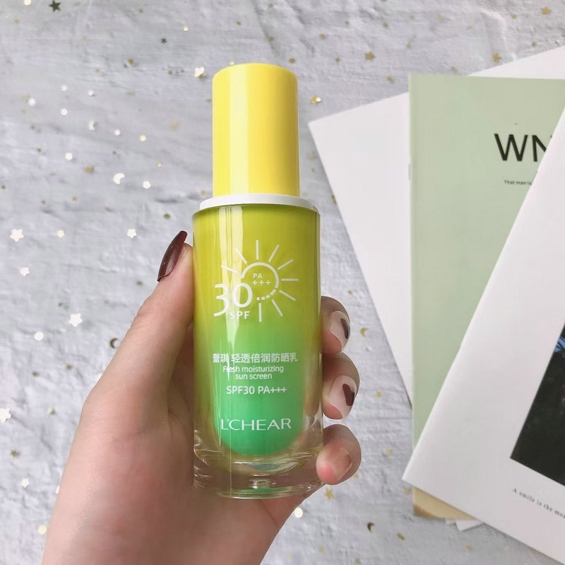 工厂直销蕾琪轻透倍润防晒乳30g细滑舒润质地温和滋润锁湿隔离防