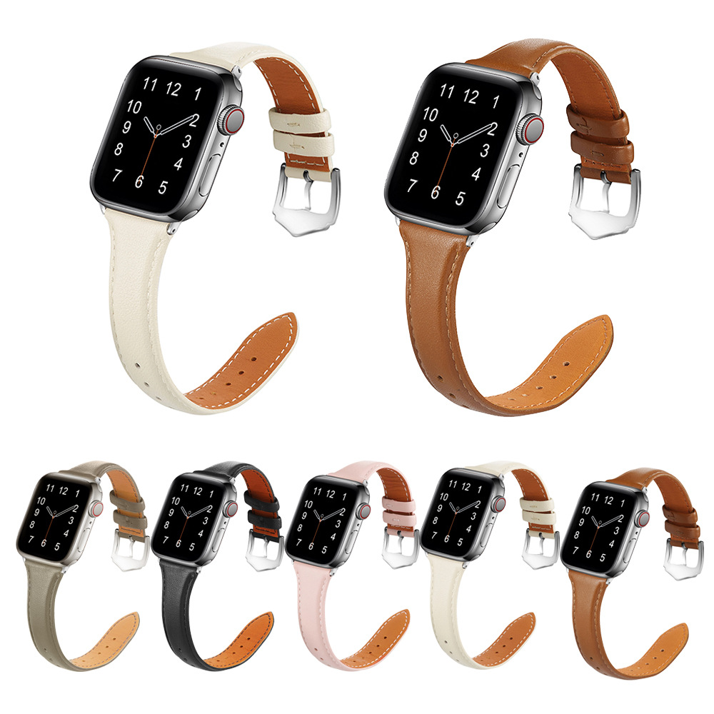适用于苹果se表带iwatch1-7代通用苹果手表表带22mm小蛮腰水滴扣
