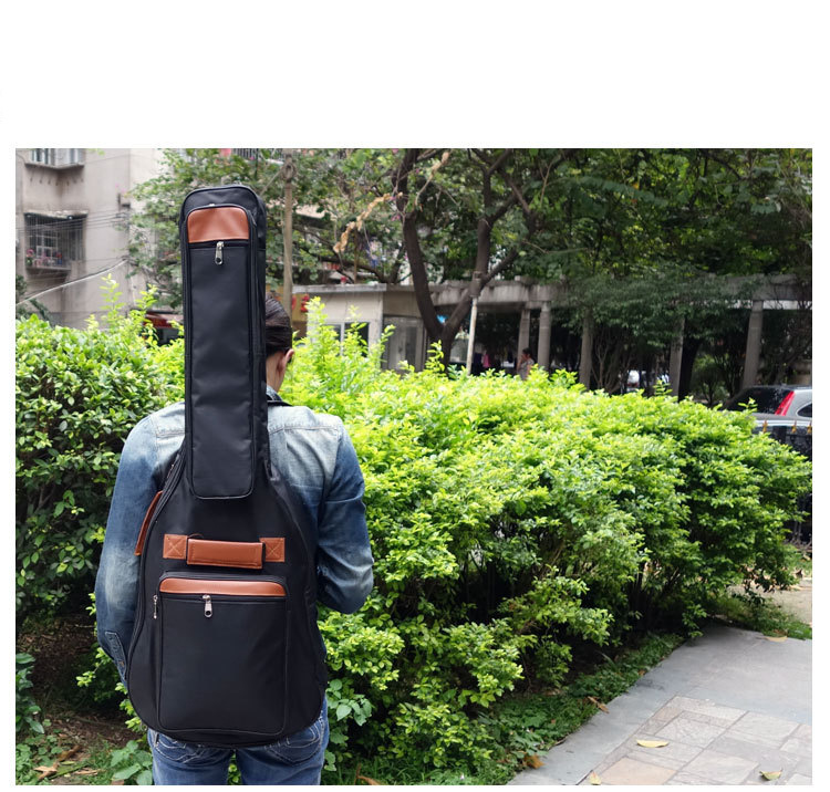 厂家直销吉他工具包加厚电吉他包 电贝斯包谱架双肩防水吉他包