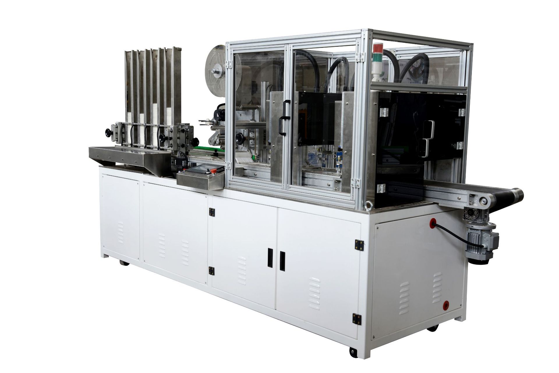 泉州大昌机械dlm-28d全自动机械手高速湿巾/干纸巾贴盖机(双头)