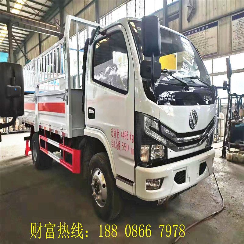 5 kg东风天锦气瓶运输车 液化石油气瓶运输车 天然气瓶运输车厂家东风
