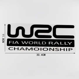 外贸 wrc 个性车贴拉力赛车身贴纸 划痕遮挡后备箱笔记本电脑贴纸