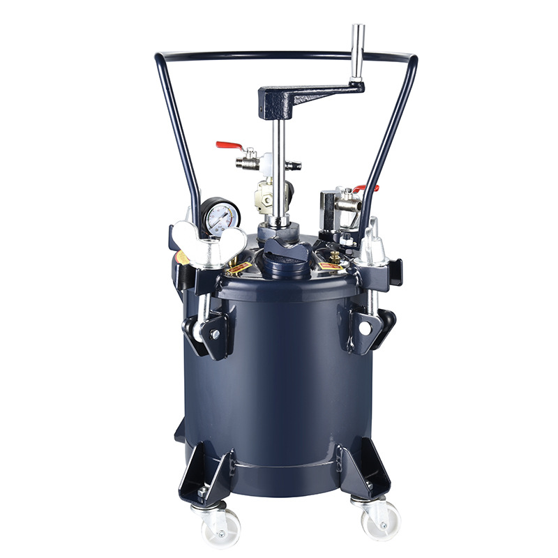 台湾气动压力桶自动搅拌喷漆压力罐 喷涂油漆涂料机 不锈钢喷胶罐
