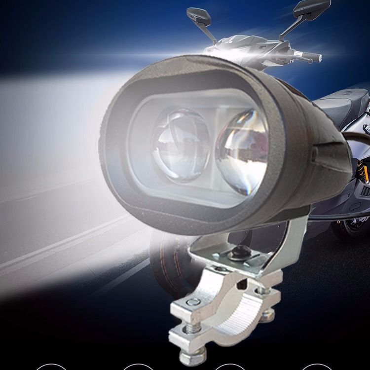 电动车灯摩托车大灯超亮三轮电瓶车灯改装强光通用