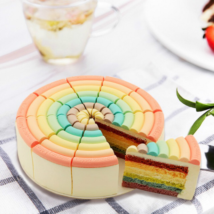 糕斯顿彩虹冷冻芝士蛋糕慕斯蛋糕甜点西点20年专注蛋糕