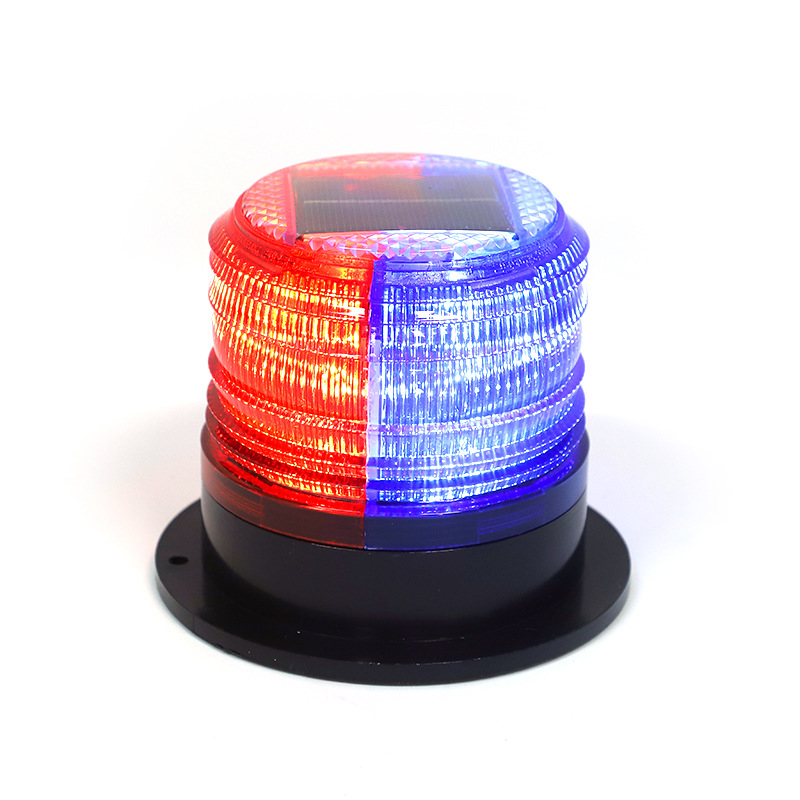 Solar Crane Warning Light Marine Signal Lamp Traffic Construction Strobe Light Obstacle Indicated Light