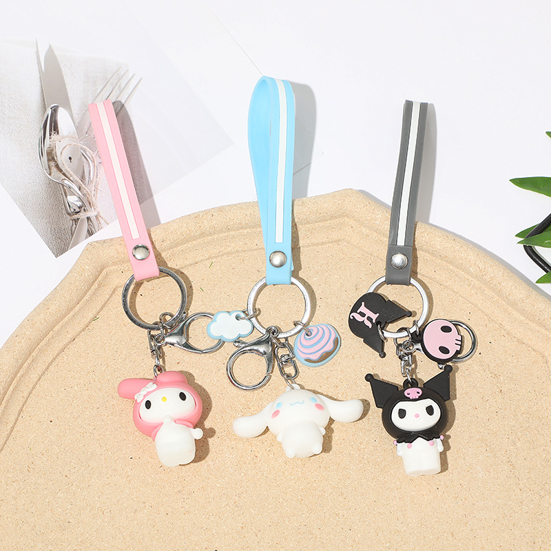 Japanese and Korean Melody Key Pendants Cartoon Sanliou Key Chain Doll Wholesale Clow M Keychain