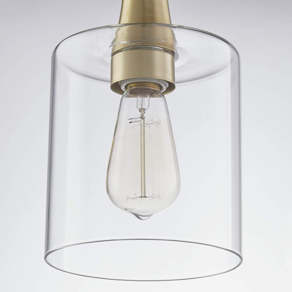 厂家大量供应中孔电镀玻璃灯罩 琥珀色玻璃罩 透明玻璃灯罩