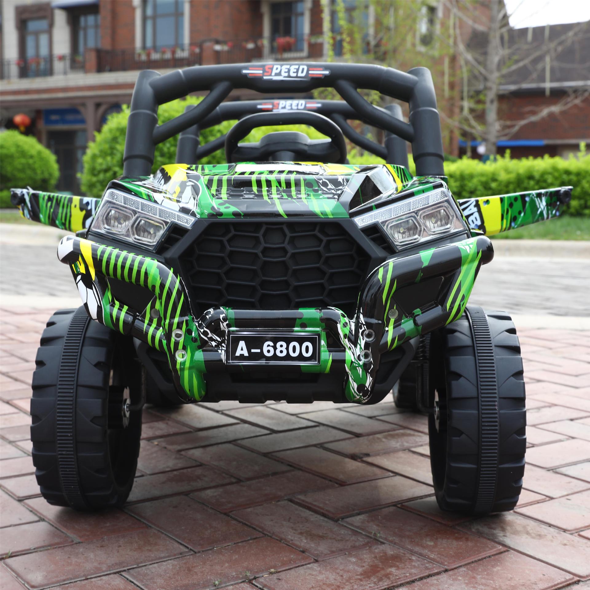 儿童电动汽车带遥控婴儿四驱电动车儿童汽车可坐人宝宝玩具车童车