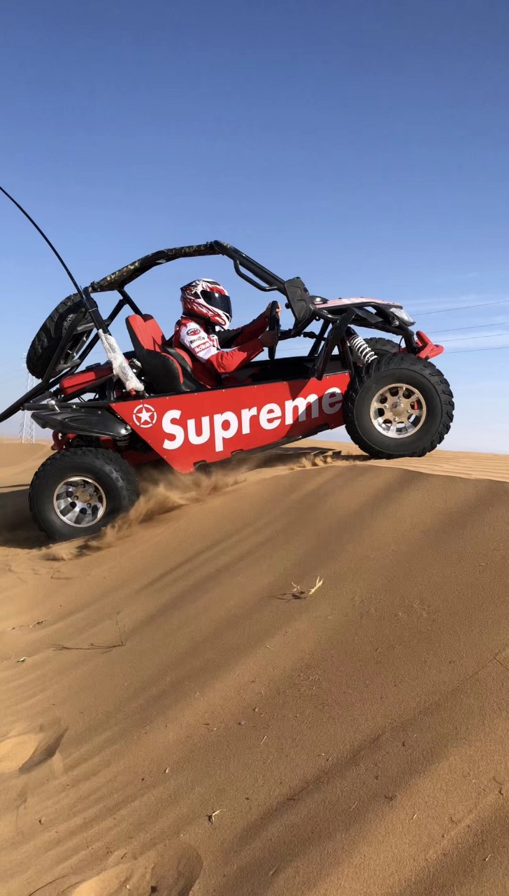 百越天四轮沙漠越野摩托 全地形200cc无级变速沙滩车成人双座