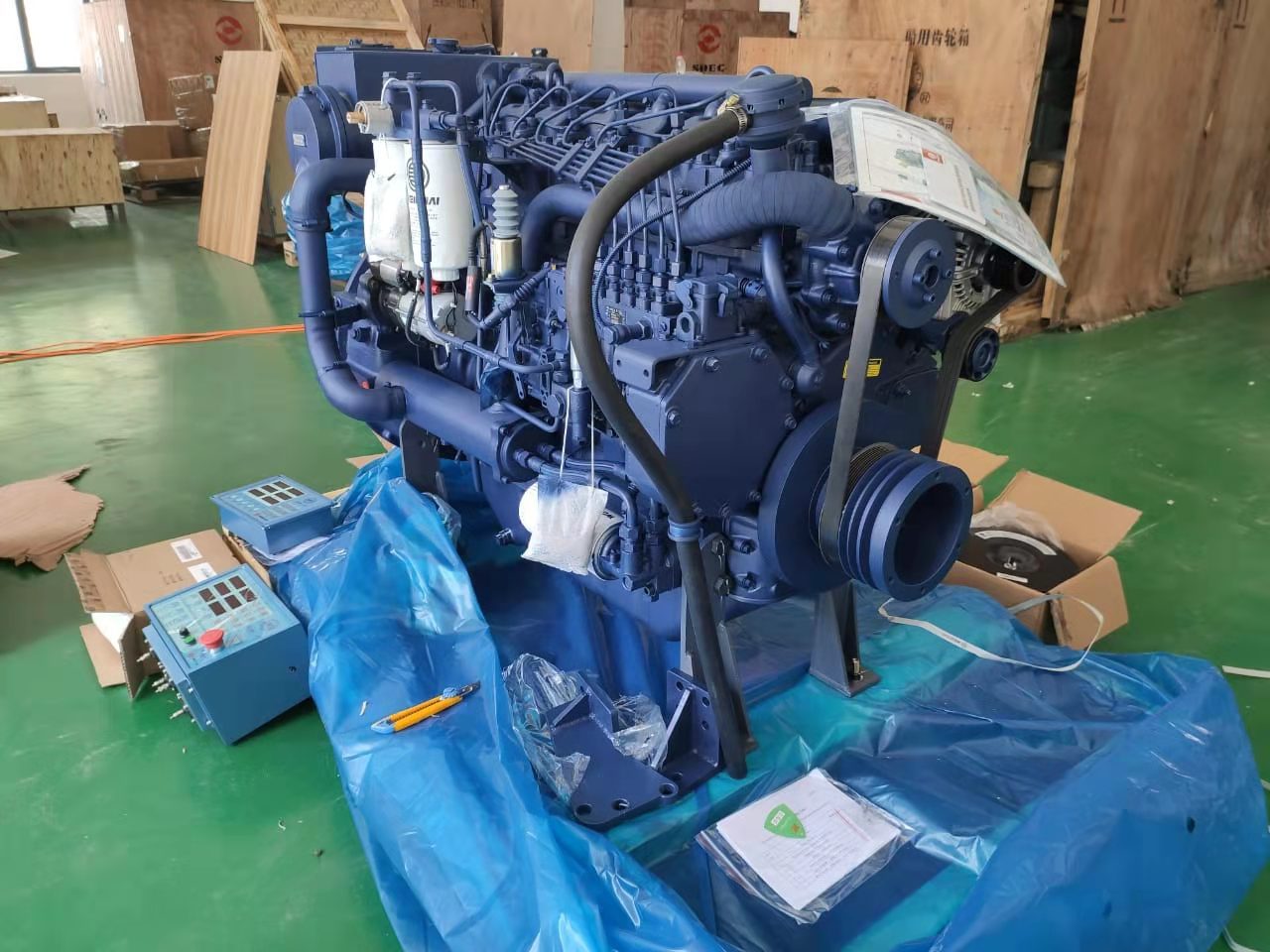 船用柴油机生产厂家 潍坊4缸6缸渔船发动机 高速渔船柴油机