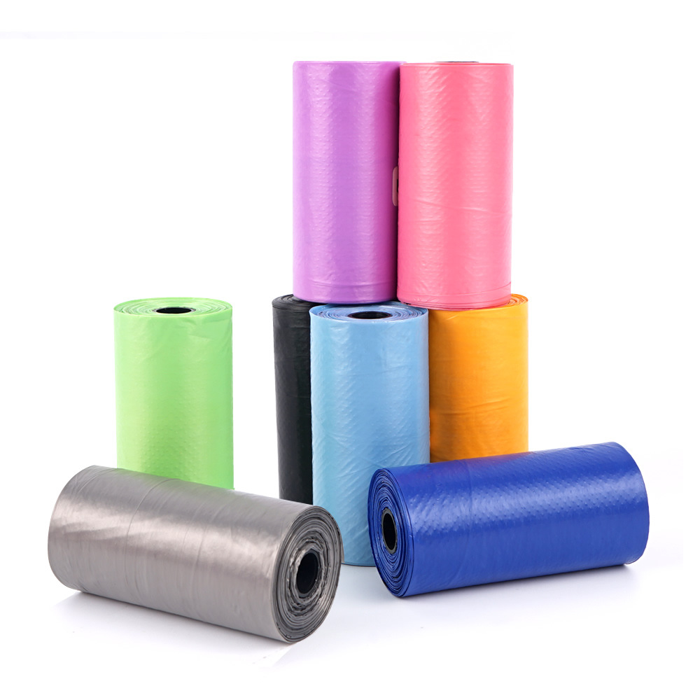 定制印花宠物垃圾袋 跨境亚马逊批发便携式捡屎袋狗狗拾便袋