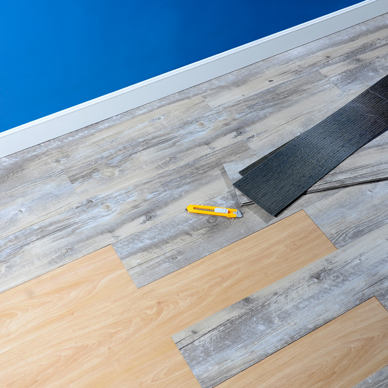 自粘地贴pvc地板革加厚耐磨防水厨房地面翻新地胶家用水泥地暖革