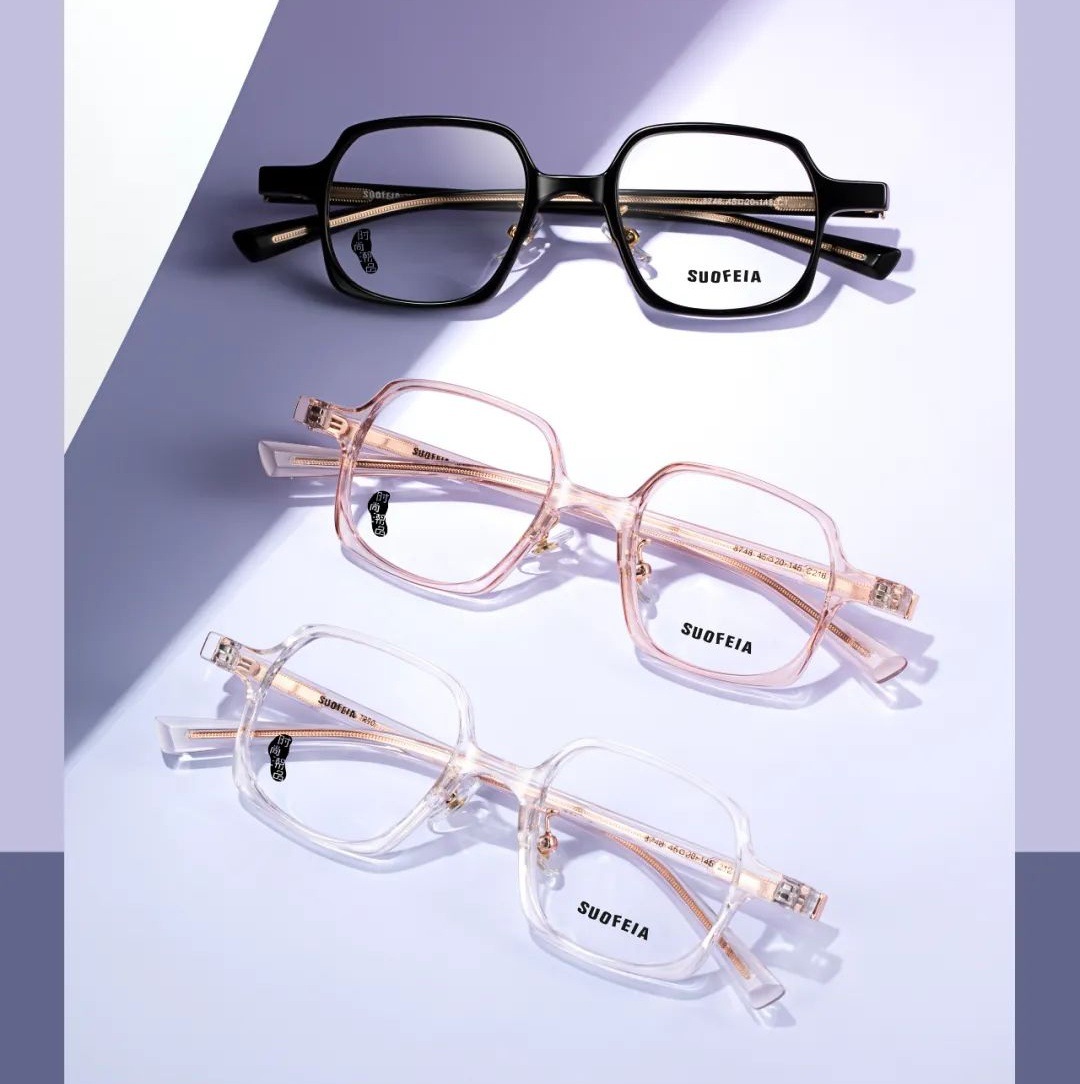 索菲亚时尚小方框眼镜 全框tr眼镜架 适合高度数 男女同款8748
