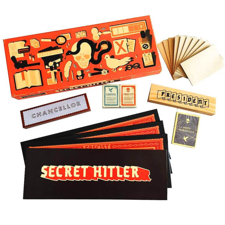 Amazon Secret Hitler Reveals Hitler's English Puzzle Strategy Game Card