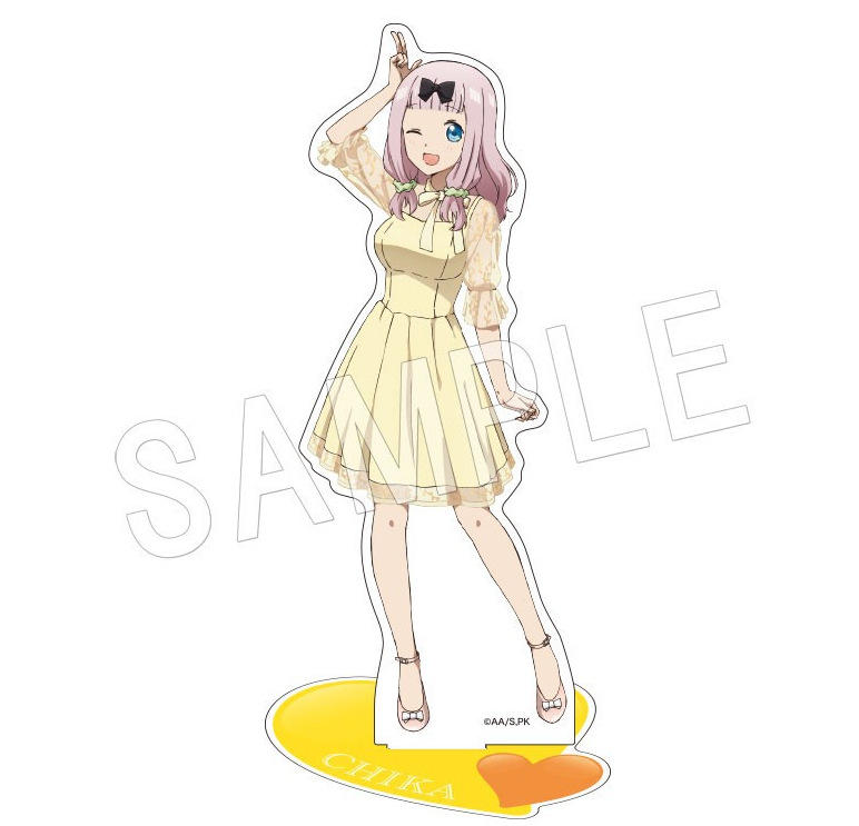 辉夜大小姐想周边 四宫辉夜白银藤原千花旗袍立牌挂件钥匙扣