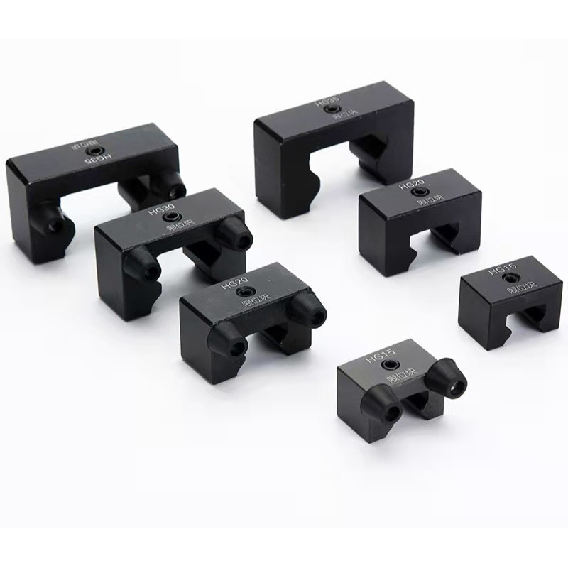 锁紧线性直线导轨滑块限位块hgh/eg行程固定块限位器缓冲侧锁防撞