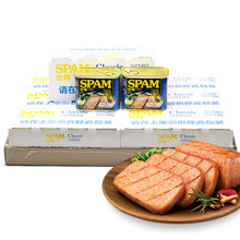 世棒午餐肉spam经典罐头340g涮火锅三明治手抓饼早餐猪肉片198g