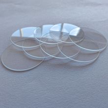 透明钢化玻璃异性圆形光学镜片玻璃超白高透光手电筒钢化玻璃批发