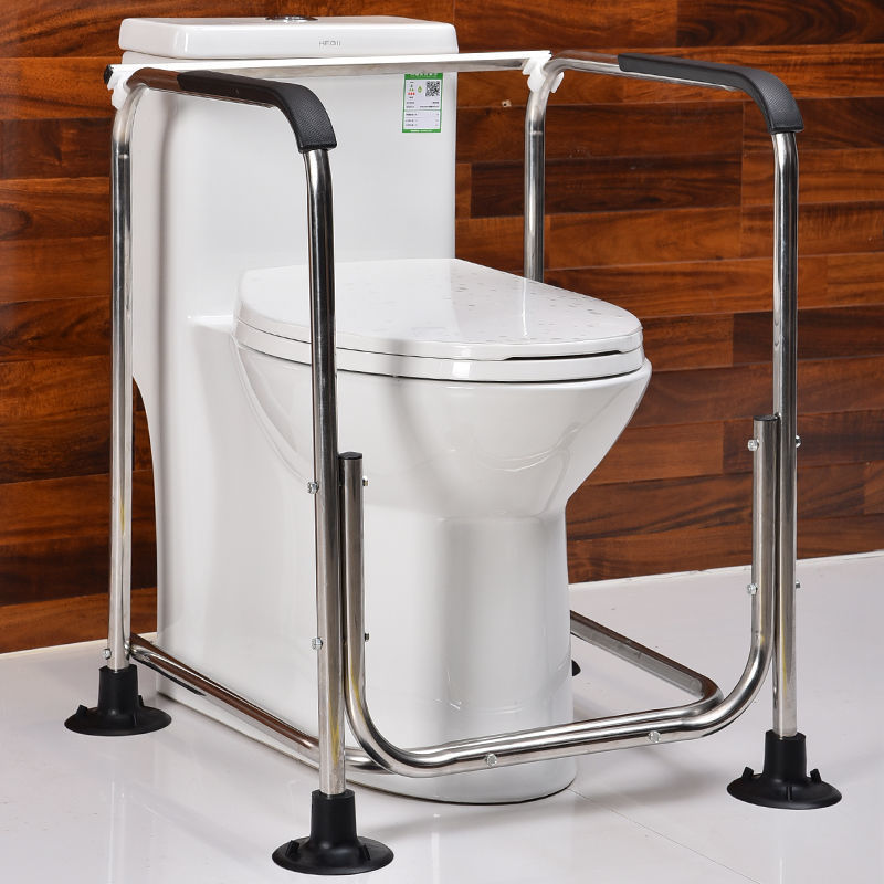 马桶坐便器扶手架卫生间老人残疾起身厕所扶手不锈钢免打孔